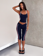 TATUM CAPRI - NAVY STRIPE - Image 3