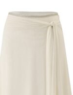 JUNA MIDI SKIRT - CREAM - Image 11