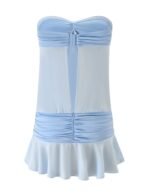 LUX MINI DRESS - BABY BLUE - Image 8