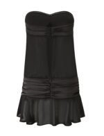 LUX MINI DRESS - BLACK - Image 8