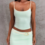 GREER TOP - MINT GREEN