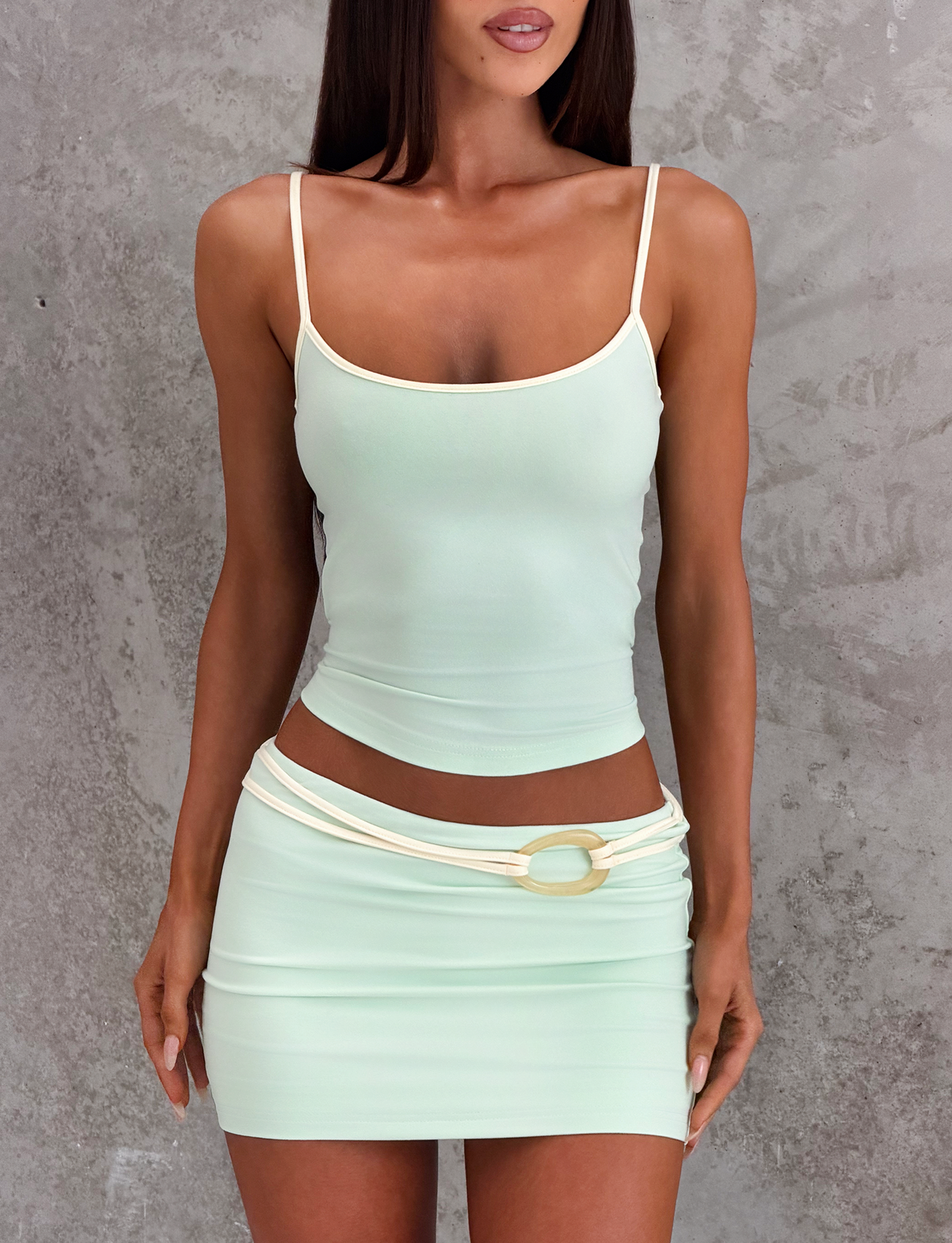 TM19127_GREERSET_MINT_2 GREER TOP - MINT GREEN - Image 1