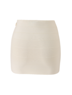 NYX BANDAGE MINI SKIRT - CREAM - Image 8