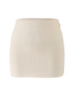 NYX BANDAGE MINI SKIRT - CREAM - Image 7
