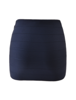 NYX BANDAGE MINI SKIRT - NAVY BLUE - Image 9