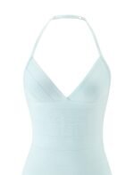 DALIA BANDAGE MINI DRESS - MINT BLUE - Image 9
