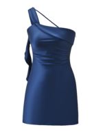 RAINEY MINI DRESS - NAVY - Image 5
