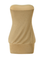 ADELYN MINI DRESS - GOLD - Image 7