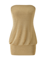 ADELYN MINI DRESS - GOLD - Image 6