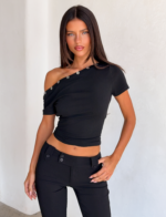 MARITA TOP - BLACK - Image 4