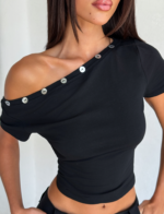 MARITA TOP - BLACK - Image 7