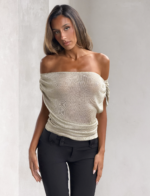 CLANCY TOP - GOLD - Image 4